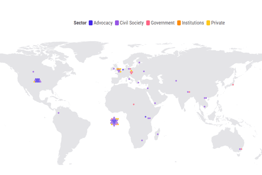 Child and survivor mapping website landing page 1