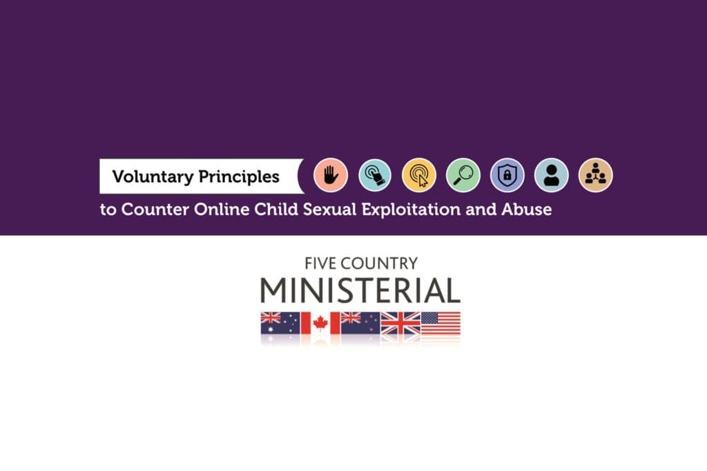 Voluntary Principles to Counter Online Child Sexual Exploitation and Abuse 1 Voluntary Principles